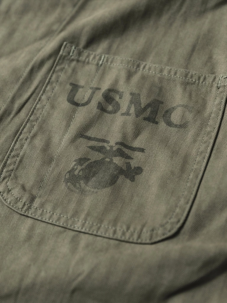 Bronson MFG. CO. NEW ARRIVALS USMC P-41 HBT Utility Jacket 9 Bronson MFG. CO. NEW ARRIVALS USMC P-41 HBT Utility Jacket