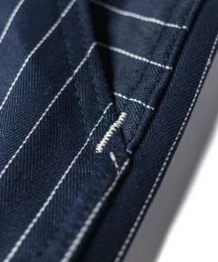 Bronson MFG. CO. Lot 952 HBT Striped Mechanic Pants - Navy BOTTOMS