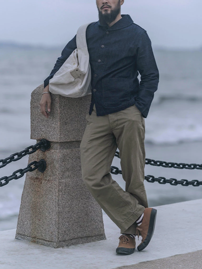 Bronson MFG. CO. 1922 USN 2nd Model Denim Coverall Utility Jacket 8 Bronson MFG. CO. 1922 USN 2nd Model Denim Coverall Utility Jacket