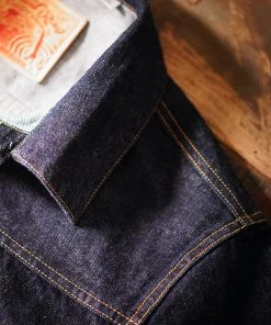 Annual Ring 1880 Indigo Dyed 15 Oz Selvedge Denim Jacket