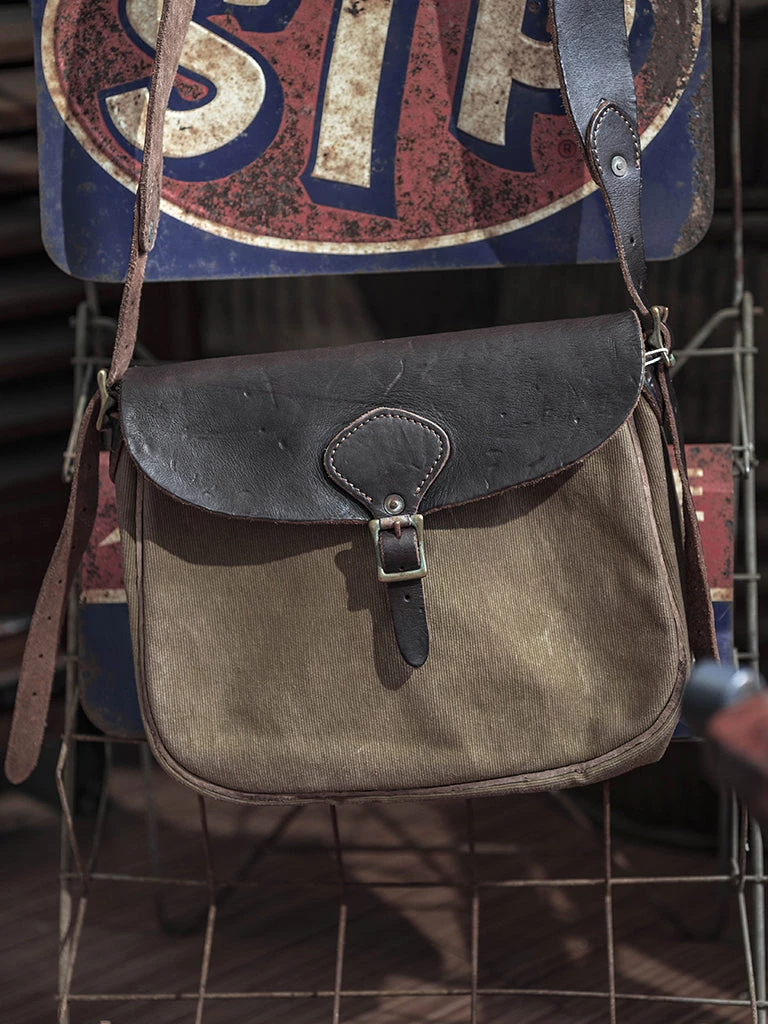 Bronson MFG. CO. ACCESSORIES WWI US Army Messenger Bag - Khaki 3 Bronson MFG. CO. ACCESSORIES WWI US Army Messenger Bag - Khaki