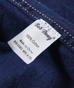 Bob Dong TOPS Lot BW0927 Wabash Indigo Railroad Work Stripe Jacket