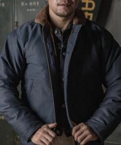 Bronson MFG. CO. TOPS 1943 US Navy 1st N-1 Woolen Deck Jacket - Navy Stencil 26 Bronson MFG. CO. TOPS 1943 US Navy 1st N-1 Woolen Deck Jacket - Navy Stencil