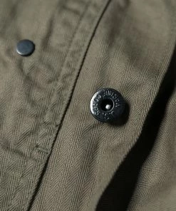 Bronson MFG. CO. NEW ARRIVALS USMC P-44 HBT Utility Jacket 34 Bronson MFG. CO. NEW ARRIVALS USMC P-44 HBT Utility Jacket