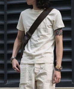 Bronson MFG. CO. 1940s USN Slub Cotton Training T-Shirt TOPS 17 Bronson MFG. CO. 1940s USN Slub Cotton Training T-Shirt TOPS