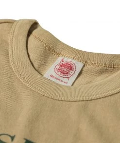 Non Stock MFG. CO. Vintage Roosevelt Track Print Short Sleeve T-Shirt - Ginger June 2022