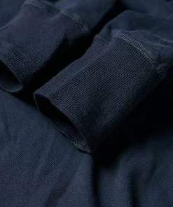 Bronson MFG. CO. Retro Long Sleeve Henley T-Shirt - Navy BEST SELLERS