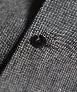 Annual Ring Coloured Speckle Tweed Safari Jacket TOPS 36 Annual Ring Coloured Speckle Tweed Safari Jacket TOPS