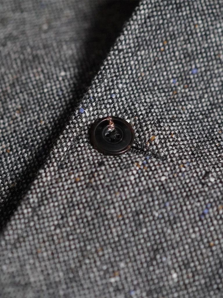 Annual Ring Coloured Speckle Tweed Safari Jacket TOPS 17 Annual Ring Coloured Speckle Tweed Safari Jacket TOPS