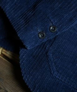 Annual Ring BEST SELLERS 1920s French Indigo Corduroy Suit Jacket