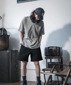 Non Stock MFG. CO. 15 Oz French Terry Sweat Shorts - Black BOTTOMS