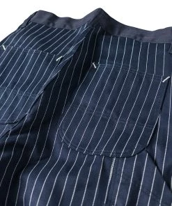Bronson MFG. CO. Lot 952 HBT Striped Mechanic Pants - Navy BOTTOMS