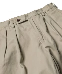 Non Stock MFG. CO. 1930s IVY Style Double Pleated Chino Trousers - Khaki May 2022 21 Non Stock MFG. CO. 1930s IVY Style Double Pleated Chino Trousers - Khaki May 2022