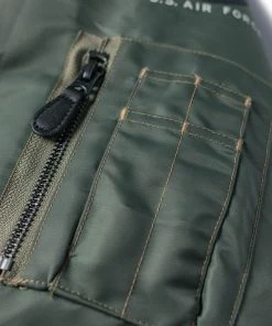 Bronson MFG. CO. 1950s USAF Type MA-1 Flight Jacket TOPS 40 Bronson MFG. CO. 1950s USAF Type MA-1 Flight Jacket TOPS