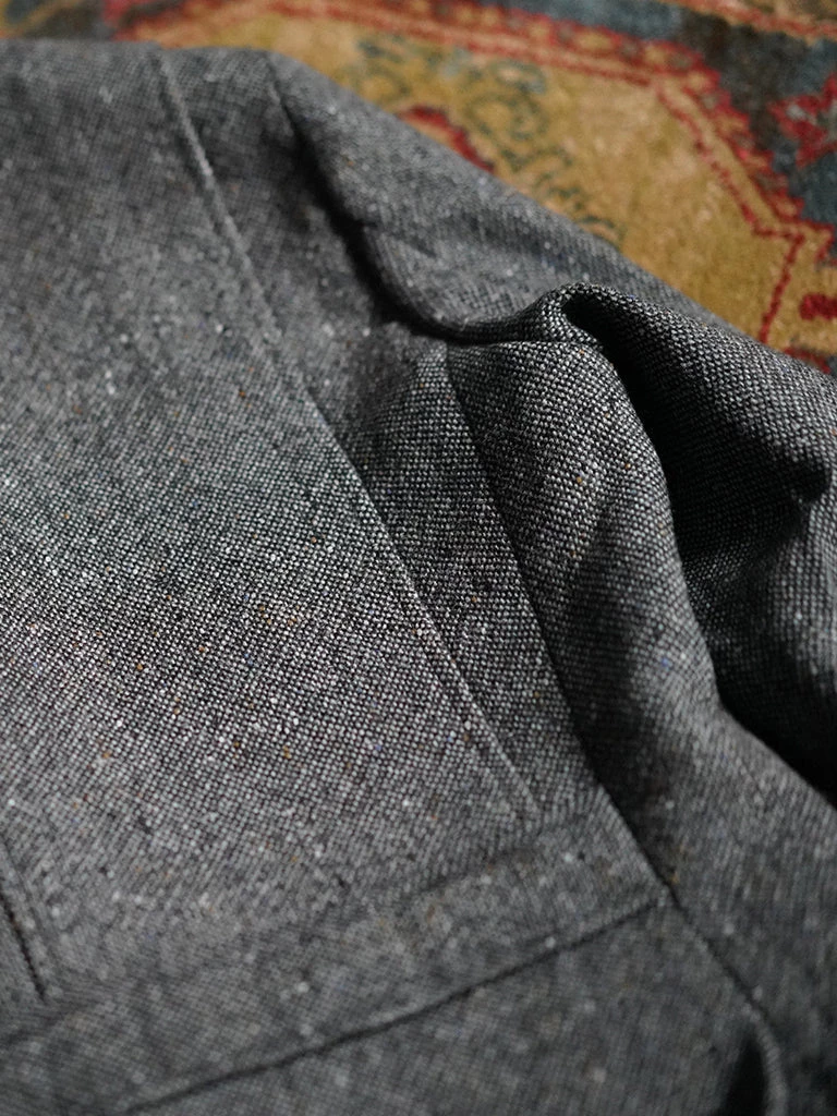 Annual Ring Coloured Speckle Tweed Safari Jacket TOPS 19 Annual Ring Coloured Speckle Tweed Safari Jacket TOPS