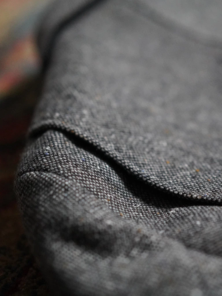 Annual Ring Coloured Speckle Tweed Safari Jacket TOPS 20 Annual Ring Coloured Speckle Tweed Safari Jacket TOPS