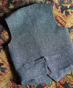 Annual Ring Coloured Speckle Tweed Safari Vest