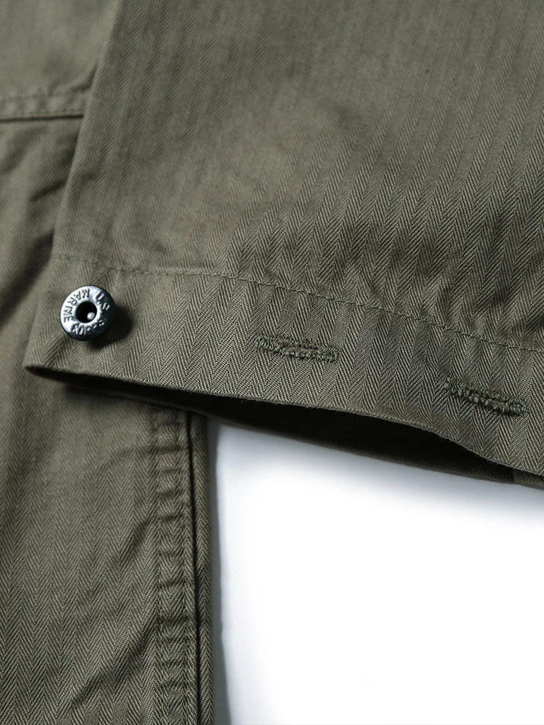 Bronson MFG. CO. NEW ARRIVALS USMC P-44 HBT Utility Jacket 19 Bronson MFG. CO. NEW ARRIVALS USMC P-44 HBT Utility Jacket