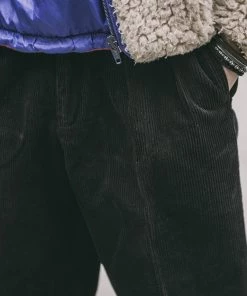 Non Stock MFG. CO. 12.5 Oz 8 Wale Corduroy Trousers - Black