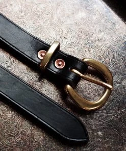 Old Selling Leather Vintage Style Brass Horseshoe Buckle Leather Belt ACCESSORIES 30 Old Selling Leather Vintage Style Brass Horseshoe Buckle Leather Belt ACCESSORIES