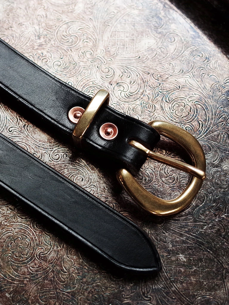 Old Selling Leather Vintage Style Brass Horseshoe Buckle Leather Belt ACCESSORIES 10 Old Selling Leather Vintage Style Brass Horseshoe Buckle Leather Belt ACCESSORIES