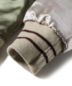 Non Stock MFG. CO. 1950s Reversible Acetate Souvenir Jacket - Falcon × Tiger NEW ARRIVALS