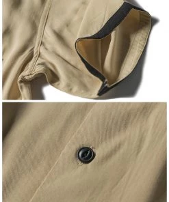 Non Stock MFG. CO. Loose Embroidery Bowling Shirt - Yellow