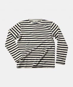 Bronson MFG. CO. French Breton Sailor Stripe Boat Neck Long Sleeve T-Shirt Back In Stock