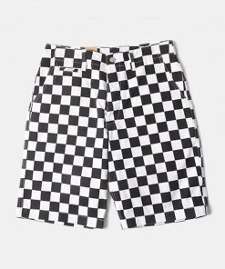 Bob Dong Check Flag Racing Track Shorts BOTTOMS