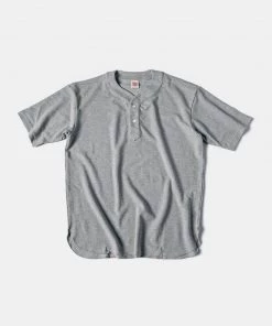 Non Stock MFG. CO. TOPS 9.8 Oz Cotton Pique Baseball T-Shirt - Gray