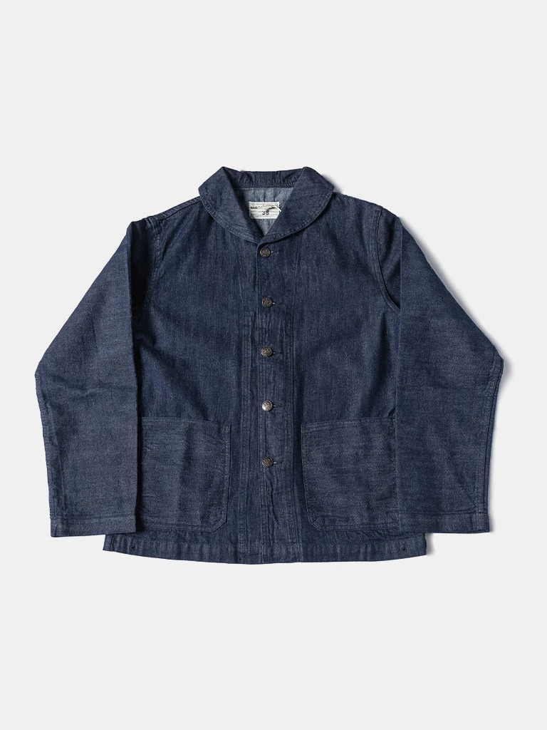 Bronson MFG. CO. 1922 USN 2nd Model Denim Coverall Utility Jacket 1 Bronson MFG. CO. 1922 USN 2nd Model Denim Coverall Utility Jacket