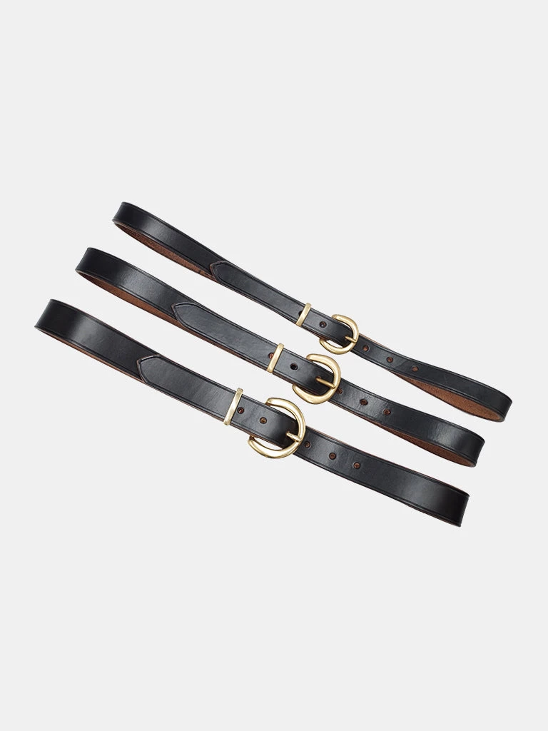 Old Selling Leather Vintage Style Brass Horseshoe Buckle Leather Belt ACCESSORIES 1 Old Selling Leather Vintage Style Brass Horseshoe Buckle Leather Belt ACCESSORIES