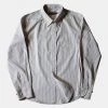Annual Ring 1930s 5 Oz Yarn-Dyed Striped Dress Shirt TOPS