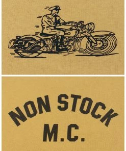 Non Stock MFG. CO. NEW ARRIVALS Retro Rider Motorcycle T-Shirt - Ginger 19 Non Stock MFG. CO. NEW ARRIVALS Retro Rider Motorcycle T-Shirt - Ginger