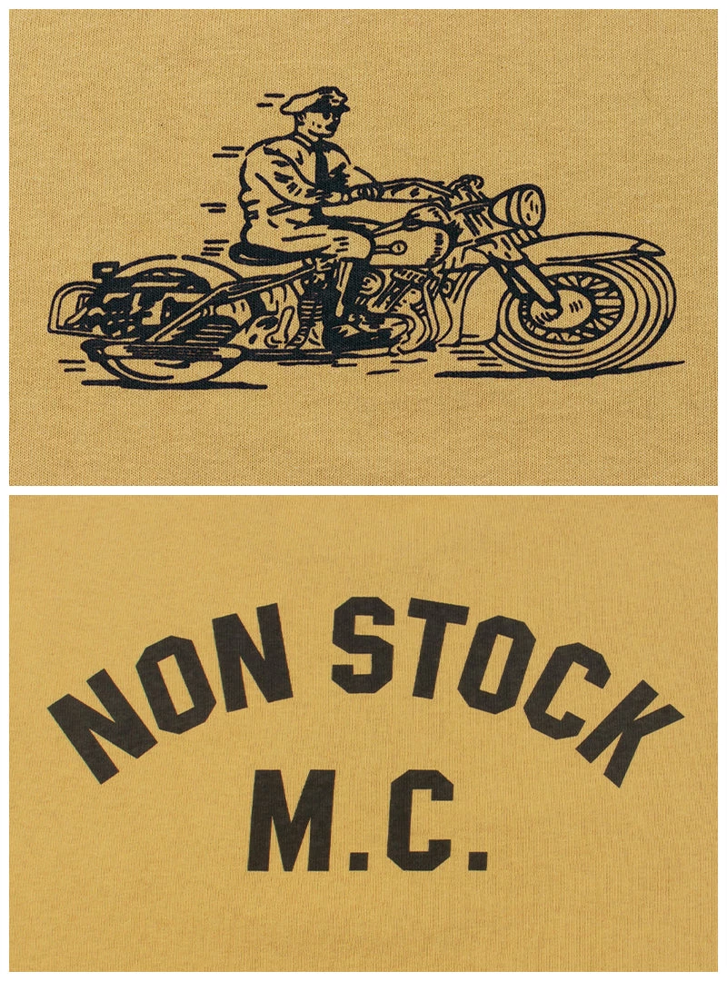 Non Stock MFG. CO. NEW ARRIVALS Retro Rider Motorcycle T-Shirt - Ginger 8 Non Stock MFG. CO. NEW ARRIVALS Retro Rider Motorcycle T-Shirt - Ginger