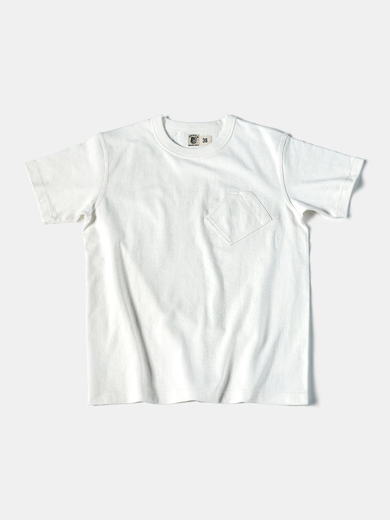 Bronson MFG. CO. 1930s Slanted Pocket Tubular T-Shirt - White BEST SELLERS 1 Bronson MFG. CO. 1930s Slanted Pocket Tubular T-Shirt - White BEST SELLERS