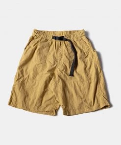 Non Stock MFG. CO. BOTTOMS Nylon Climber's Shorts - Yellow