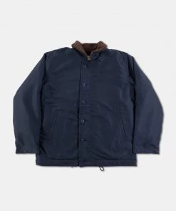 Non Stock MFG. CO. 1940s US Navy N-1 Deck Jacket - Faux Fur Inner - Navy June 2022