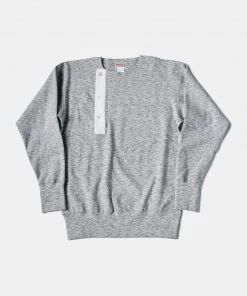 Bronson MFG. CO. 14 Oz Side Closing Henley T-Shirt - Gray