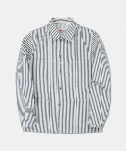 Ranger Overall Vintage Denim Striped Jacket NEW ARRIVALS