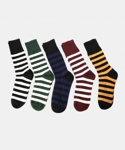 Non Stock MFG. CO. BEST SELLERS Retro Prisoner Style Stripe Cotton Socks