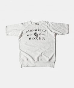 Bronson MFG. CO. Heavy Duty Boxer Physical Training T-Shirt - White Back In Stock
