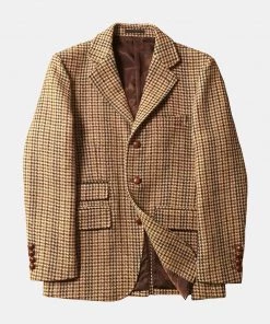Annual Ring 1950s Three-Button Houndstooth Tweed Tailored Jacket TOPS