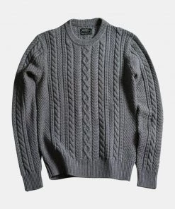 Annual Ring TOPS Merino Wool Aran Sweater