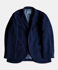 Annual Ring BEST SELLERS 1920s French Indigo Corduroy Suit Jacket