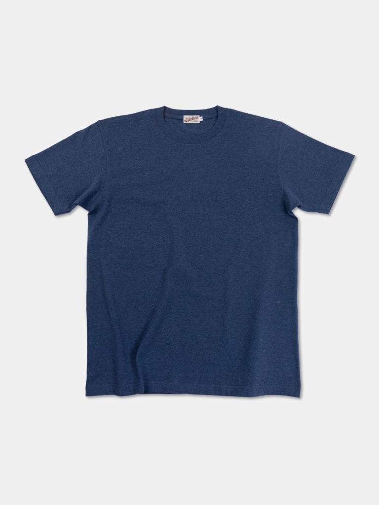 Non Stock MFG. CO. 9 Oz Cotton Tubular T-Shirt - Denim Blue TOPS 1 Non Stock MFG. CO. 9 Oz Cotton Tubular T-Shirt - Denim Blue TOPS