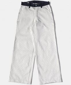 Bronson MFG. CO. Lot 952 HBT Striped Mechanic Pants - White