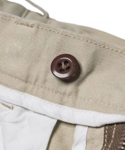 Non Stock MFG. CO. 1930s IVY Style Double Pleated Chino Trousers - Khaki May 2022 24 Non Stock MFG. CO. 1930s IVY Style Double Pleated Chino Trousers - Khaki May 2022