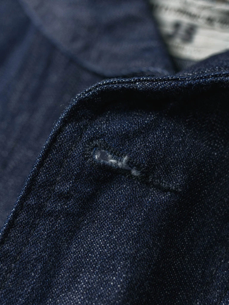 Bronson MFG. CO. 1922 USN 2nd Model Denim Coverall Utility Jacket 11 Bronson MFG. CO. 1922 USN 2nd Model Denim Coverall Utility Jacket