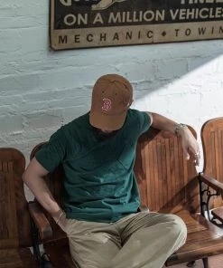 Bronson MFG. CO. 1930s Slanted Pocket Tubular T-Shirt - Green TOPS